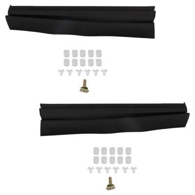 New Front Right And Front Left Door Molding And Beltlines Compatible With Toyota Highlander Le 6 Cyl