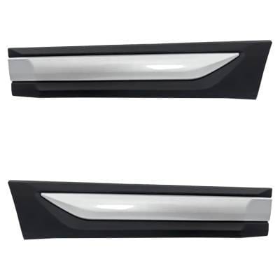 New Rear Left Lower And Rear Right Lower Door Molding And Beltlines Compatible With Mitsubishi