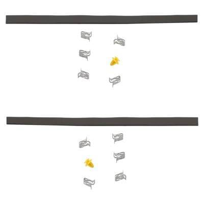 New Front Left Lower And Front Right Lower Door Molding And Beltlines Compatible With Tesla Model X