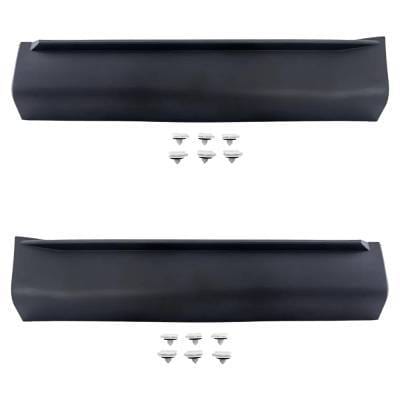 New Rear Left Lower And Rear Right Lower Door Molding And Beltlines Compatible With Ford Lincoln