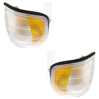New Pair Of Corner Light Compatible With Mercedes Benz E320 Base 6 Cyl 3.2L E500 Base 8 Cyl 5.0L thumbnail 13