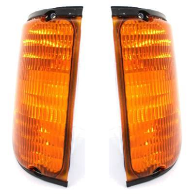 New Pair Of Corner Light Compatible With Ford E-150 Xl 8 Cyl 5.4L 2002-2007 By 3C2z13201aa-Pfm thumbnail 3