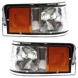 New Pair Of Corner Light Compatible With Lincoln Town Car Cypress 8 Cyl 5.0L Town Car Signature 8