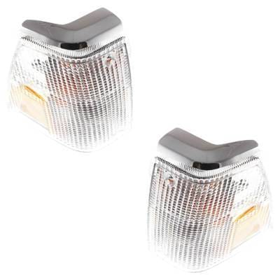 New Pair Of Corner Light Compatible With Volvo 245 Dl 4 Cyl 2.3L 240 Se 4 Cyl 2.3L 1986-1993 By thumbnail 11