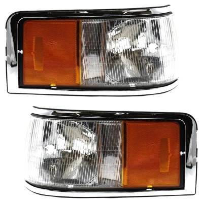 New Pair Of Corner Light Compatible With Lincoln Town Car Base 8 Cyl 5.0L Town Car Touring Edition 8