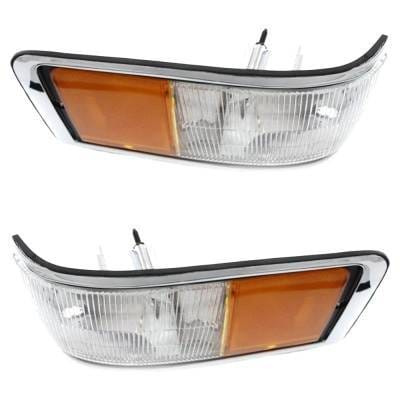 New Pair Of Corner Light Compatible With Lincoln Town Car Base 8 Cyl 5.0L Town Car Touring Edition 8 thumbnail 9