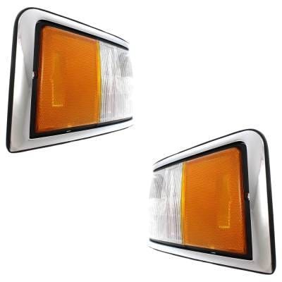New Pair Of Corner Light Compatible With Lincoln Town Car Cartier 8 Cyl 4.6L Town Car Tournament thumbnail 5