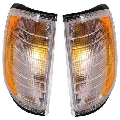 New Pair Of Corner Light Compatible With Mercedes Benz E300 Base 6 Cyl 3.0L E320 Base 6 Cyl 3.2L