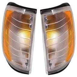 New Pair Of Corner Light Compatible With Mercedes Benz E300 Base 6 Cyl 3.0L E420 Base 8 Cyl 4.2L