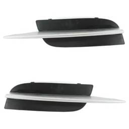New Front Left Outer And Front Right Fog Light Cover Compatible With Honda Civic Dx-G 4 Cyl 1.8L