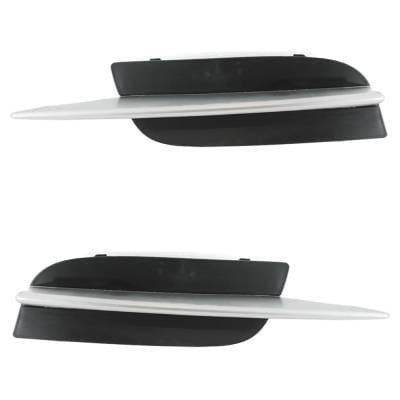 New Front Left Outer And Front Right Fog Light Cover Compatible With Honda Civic Ex-L 4 Cyl 1.8L