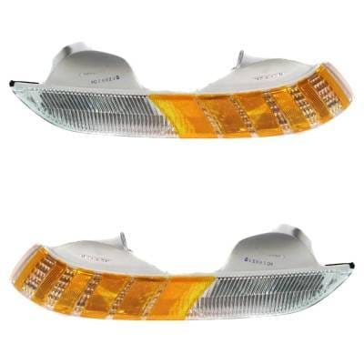 New Pair Of Corner Light Compatible With Mercury Grand Marquis Ls 8 Cyl 4.6L Grand Marquis Gs 8 Cyl thumbnail 9