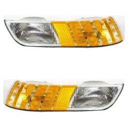 New Pair Of Corner Light Compatible With Mercury Grand Marquis Ls 8 Cyl 4.6L Grand Marquis Gs 8 Cyl