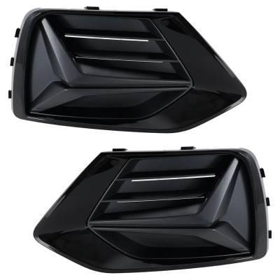 New Front Left Outer And Front Right Outer Fog Light Cover Compatible With Audi Q3 Komfort 4 Cyl