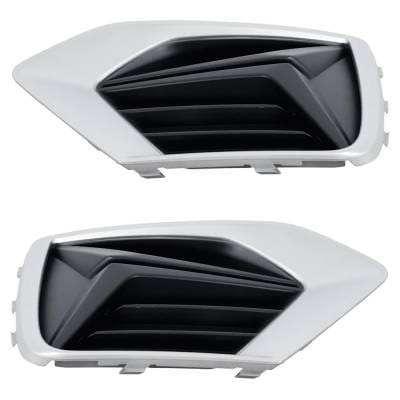 New Front Left Outer And Front Right Outer Fog Light Cover Compatible With Audi Q3 Premium 4 Cyl thumbnail 11