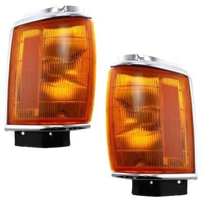 New Pair Of Corner Light Compatible With Toyota Pickup Sr5 4 Cyl 2.4L 4Runner Sr5 4 Cyl 2.4L