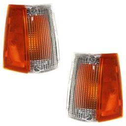 New Pair Of Corner Light Compatible With Mazda B2000 Base 4 Cyl 2.0L B2600 Lx 4 Cyl 2.6L 1986-1993