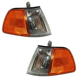 New Pair Of Corner Light Compatible With Honda Civic Dx Civic Si 1990-1991 By Ho2550104 Ho2551104
