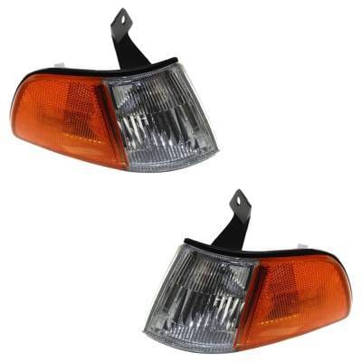 New Pair Of Corner Light Compatible With Honda Civic Cx Civic Dx 1990-1991 By Ho2550104 Ho2551104 thumbnail 11