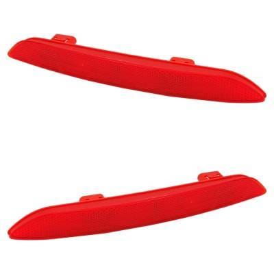 New Rear Left And Rear Right Bumper Reflector Compatible With Honda Civic Sport Touring 4 Cyl 1.5L