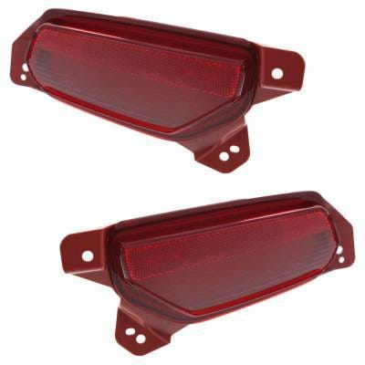 New Rear Left And Rear Right Bumper Reflector Compatible With Acura Mdx Base Mdx Sh-Awd 2014-2016 By thumbnail 3