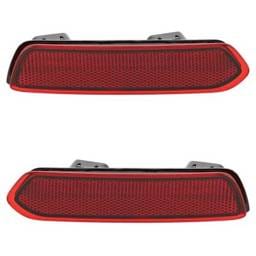 New Rear Left And Rear Right Bumper Reflector Compatible With Honda Pilot Ex-L 6 Cyl 3.5L Pilot