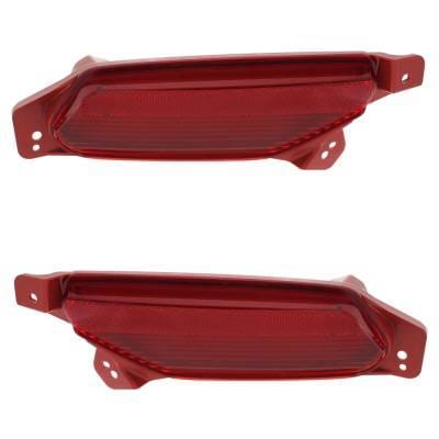 Rear Left And Rear Right Bumper Reflector Compatible With Acura Mdx Sh-Awd Mdx Base 2014-2016 By thumbnail 7