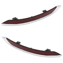 New Rear Left And Rear Right Bumper Reflector Compatible With Acura Tlx Base 6 Cyl 3.5L Tlx Sh-Awd 6