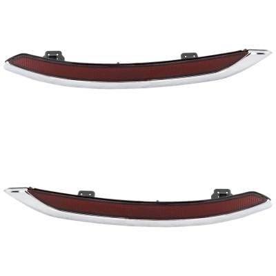 New Rear Left And Rear Right Bumper Reflector Compatible With Acura Tlx Base 6 Cyl 3.5L Tlx Base 4 thumbnail 3