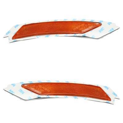 New Front Left And Front Right Bumper Reflector Compatible With Bmw 335Xi Base 6 Cyl 3.0L 325I Base