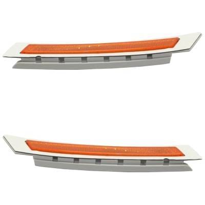 New Front Left And Front Right Bumper Reflector Compatible With Bmw 550I Base 528I Base 2006-2010 By thumbnail 7