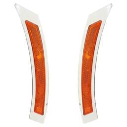 New Front Left And Front Right Bumper Reflector Compatible With Bmw 535Xi Base 535I Base 2006-2010
