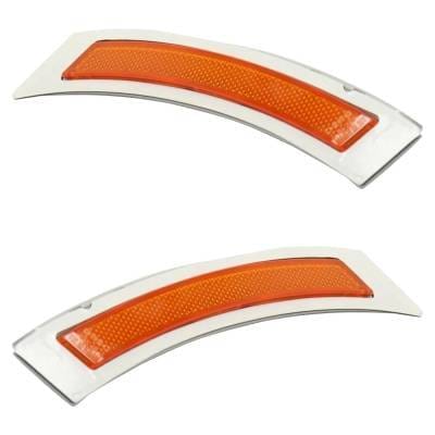New Front Left And Front Right Bumper Reflector Compatible With Bmw 535I Base 528I Base 2006-2010 By thumbnail 5
