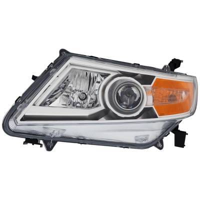 Headlight Compatible With 2011-2013 Honda Odyssey 3.5L V6 J35a7/J35z8 Left Driver Side Halogen