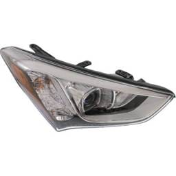 Headlight Compatible With 2013-2016 Hyundai Santa Fe Sport 2.4L 2.0L I4 Right Passenger Side Halogen