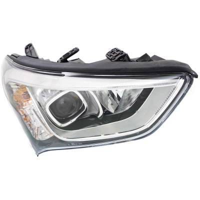 Headlight Compatible With 2013-2016 Hyundai Santa Fe Sport 2.4L 2.0L I4 Right Passenger Side Halogen thumbnail 3