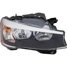 Headlight Compatible With 2015-2018 Bmw X4 X3 2.0L 3.0L I4 B48 B58/S58 Right Passenger Side Halogen