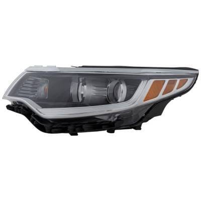 Headlight Compatible With 2016-2018 Kia Optima 2.4L 1.6L I4 Left Driver Side Halogen Rk10010008q thumbnail 3