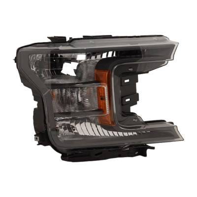 Headlight Compatible With 2018-2020 Ford F-150 3.5L 2.7L V6 Ti-Vct Right Passenger Side Halogen