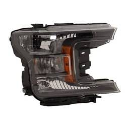 Headlight Compatible With 2018-2020 Ford F-150 3.5L 2.7L V6 Ti-Vct Right Passenger Side Halogen