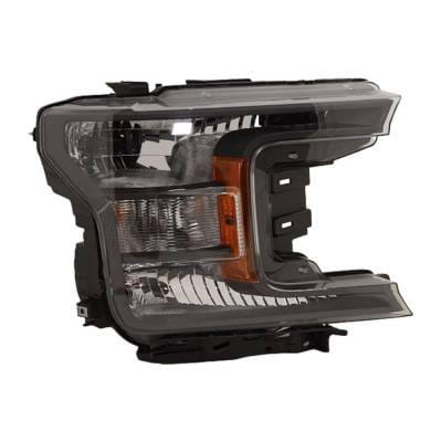 Headlight Compatible With 2018-2020 Ford F-150 3.5L 2.7L V6 Ti-Vct Right Passenger Side Halogen