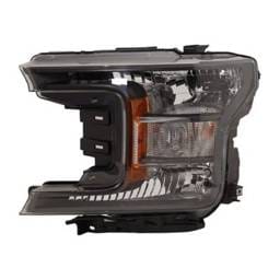 Headlight Compatible With 2018-2020 Ford F-150 3.5L 2.7L V6 Ti-Vct Left Driver Side Halogen