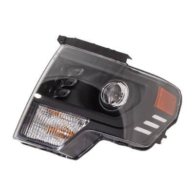 Headlight Compatible With 2009-2014 Ford F-150 3.5L 3.7L V6 Duratec Ti-Vct Boss Left Driver Side Led