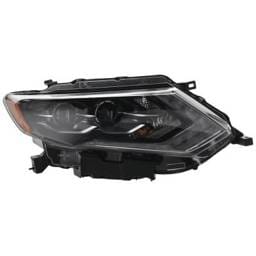 Headlight Compatible With 2017-2018 Nissan Rogue 2.5L 2.0L I4 Qr25de Mr20dd Right Passenger Side Led