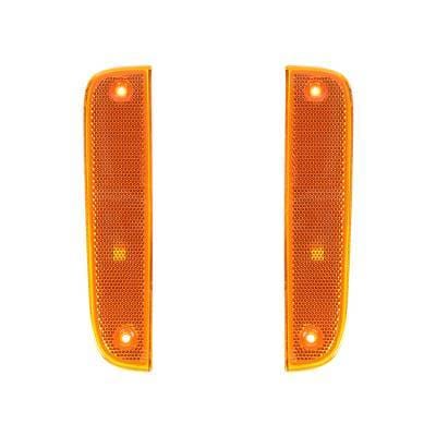 New Pair Of Turn Signal Lights Compatible With Jeep Cherokee 1997-2001 55055146 Ch2551118 55055147 thumbnail 2