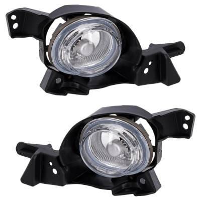 New Front Left And Front Right Fog Light Compatible With Mazda 3 Gs 4 Cyl 2.0L 3 Gx 4 Cyl 2.0L
