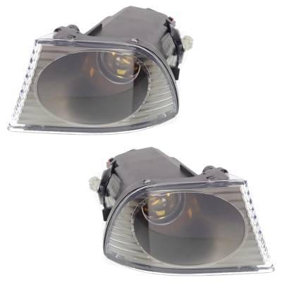 New Front Left And Front Right Fog Light Compatible With Lexus Is300 Sportcross 6 Cyl 3.0L Is300