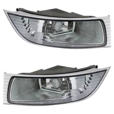 New Front Left And Front Right Fog Light Compatible With Lexus Gx470 Base 8 Cyl 4.7L 2003-2009 By
