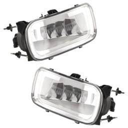 New Front Left And Front Right Fog Light Compatible With Ford Lincoln F-150 Stx 6 Cyl 4.2L 2006