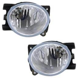 New Front Left And Front Right Fog Light Compatible With Honda Pilot Ex-L Pilot Touring 2009-2011 By